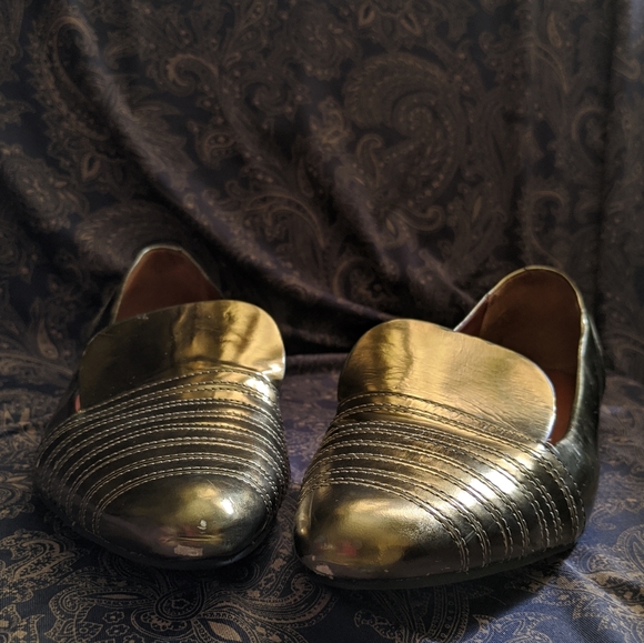 Rebecca Minkoff Gold Flats - Picture 5 of 5